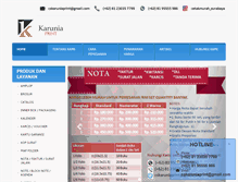 Tablet Screenshot of cetakmurahsurabaya.com